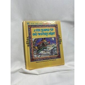 A Fox Jumped Up One Winter's Night Little GoldenBook Nina Barbaresi 1987 11631-X